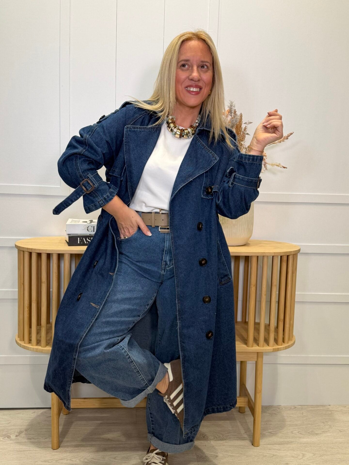 Gabardina Miengo Denim