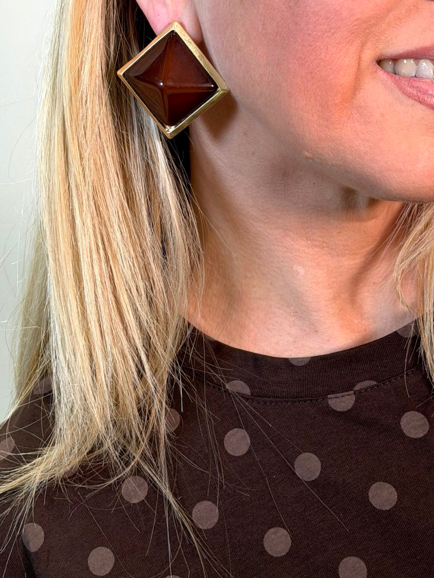 Pendientes Galizano Chocolate