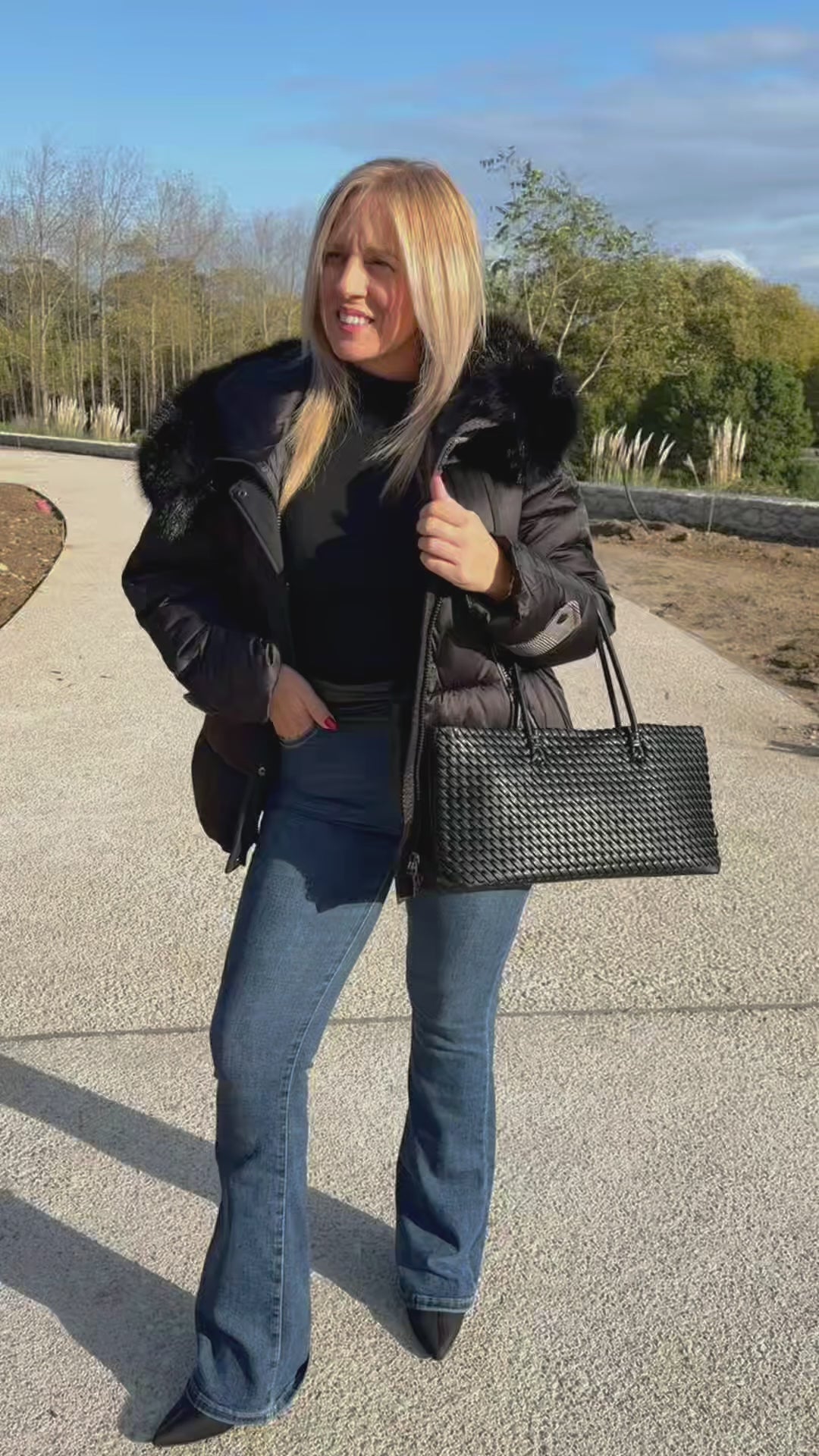 Abrigo Mieres Negro